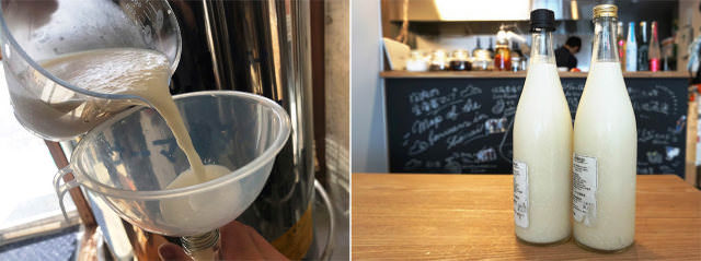 醸造所を併設する日本酒バー『WAKAZE』で、フレッシュな「どぶろく」体験を