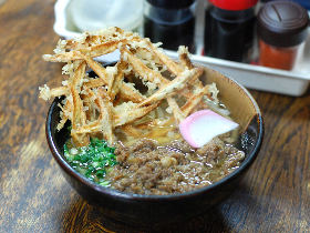 1杯220円とは思えないウマさ!踏んでは寝かしをくり返す、モッチリうどんが絶品の『こんぴらうどん』