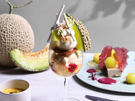 メロンだらけの「デザートフルコース」が食べられるのは今だけ!銀座『フルーツサロン』の7月限定メニュー